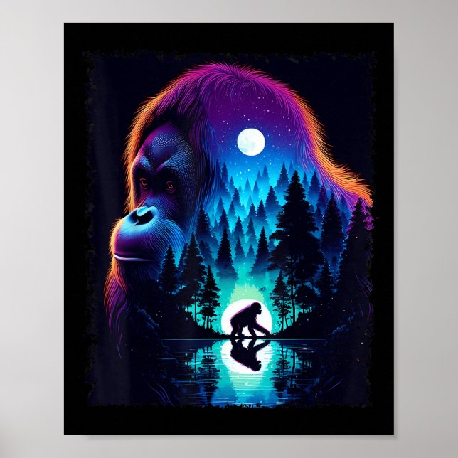 Srit Animal Orangutan Men Women Kids Christmas  Poster (Front)