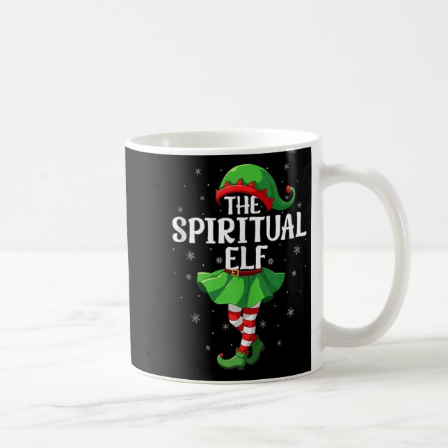 Sritual Elf Christmas Girls Women Elf Squad Xmas F Coffee Mug (Right)