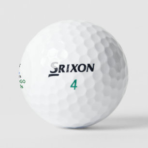 Srixon Soft Feel Golf Balls - Add Name Logo Pack