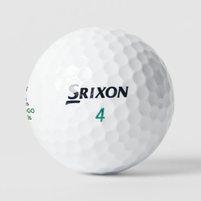 Srixon Soft Feel Golf Balls - Add Name Logo Pack (Logo)