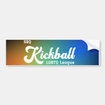 SRQ Kickball Bumper Sticker
