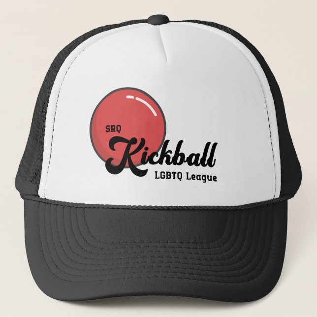 SRQ Kickball Trucker Hat (Front)