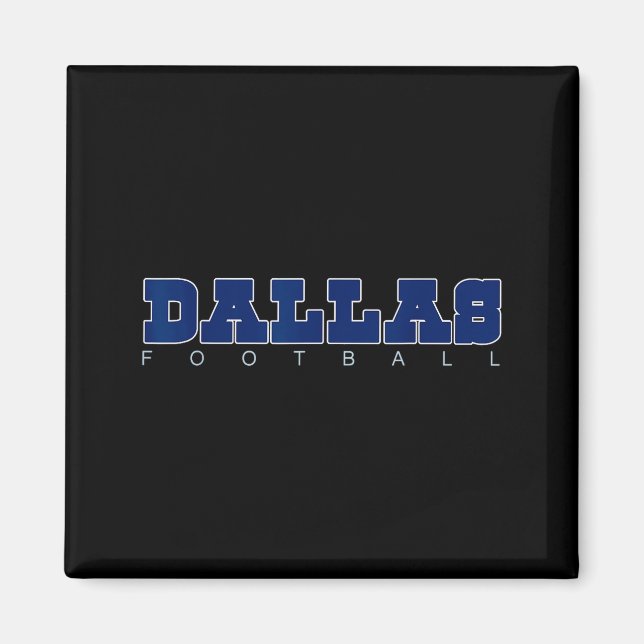 Srts Fans Dallas Football Dfw City Clic  Magnet (Front)