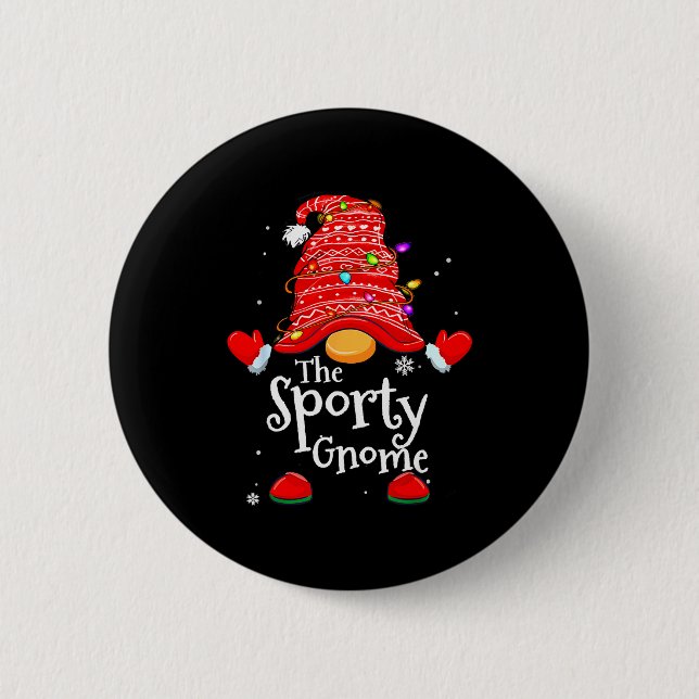 Srty Gnome - Xmas Family Matching Funny Christmas  6 Cm Round Badge (Front)