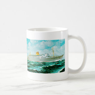 ss Bergensfjord at Sea Coffee Mug