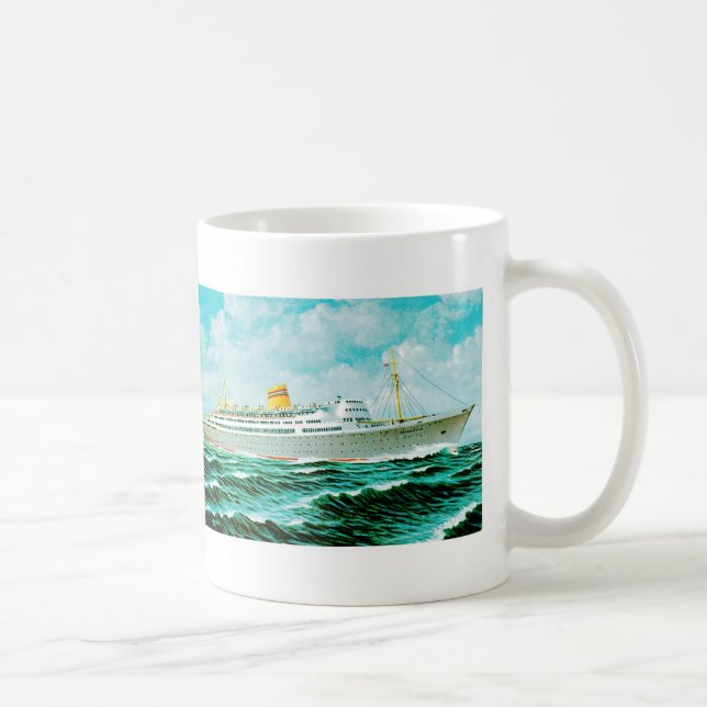 ss Bergensfjord at Sea Coffee Mug (Right)