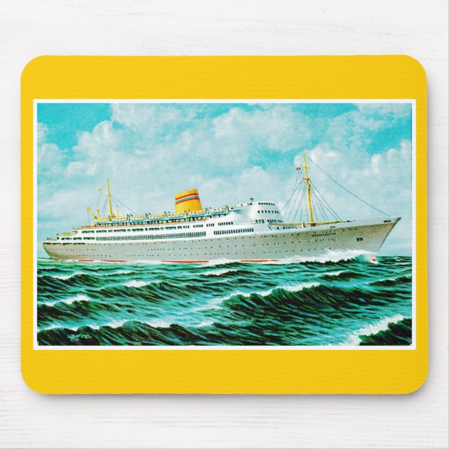 ss Bergensfjord at Sea Mouse Mat (Front)