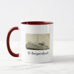 SS Bergensfjord Norwegian Ship Coffee Mug