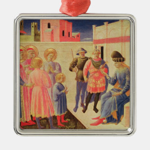 SS. Cosmas and Damian Before Diocletian Metal Tree Decoration