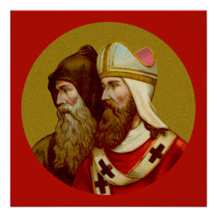 SS. Cyril & Methodius (M 001) 20"x20" Poster #1