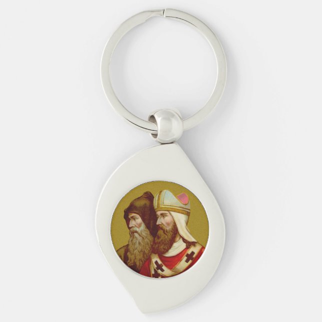 SS. Cyril & Methodius (M 001) Key Ring (Front)