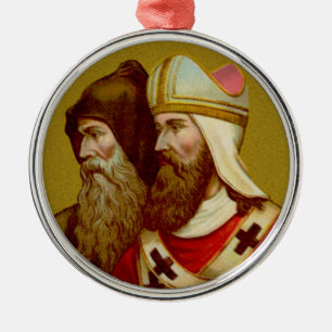 SS. Cyril & Methodius (M 001) Premium Metal Tree Decoration