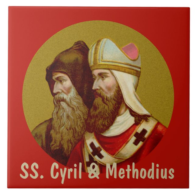 SS. Cyril & Methodius (M 001) Tile (Front)