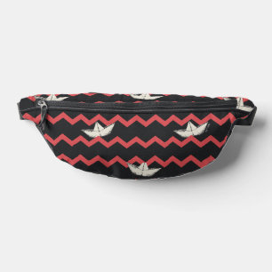 SS Georgie Boat Chevron Pattern Bum Bags