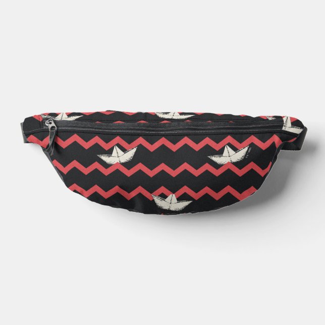 SS Georgie Boat Chevron Pattern Bum Bags (Lay Down)