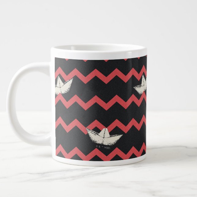 SS Georgie Boat Chevron Pattern Large Coffee Mug (Left)
