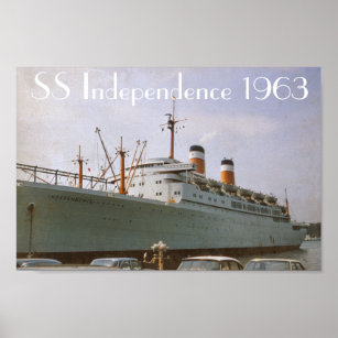 SS Independence 1963 Photographic Poster