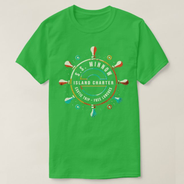 SS Minnow Island Charter 3hour tours TShirt (Design Front)
