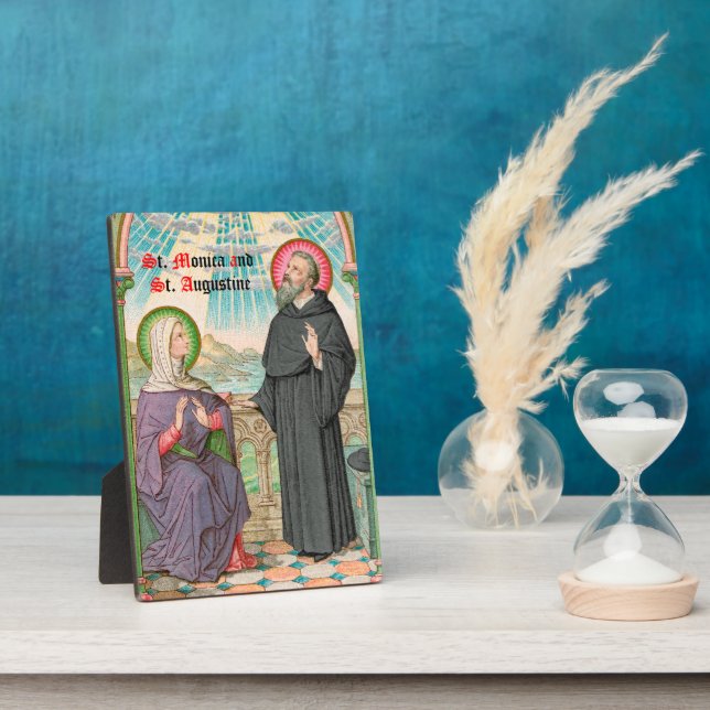 SS. Monica and Augustine at Ostia (SAU 047) Plaque (Side)