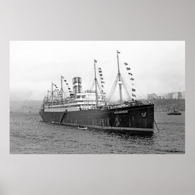 SS Nieuw Amsterdam Poster (Front)