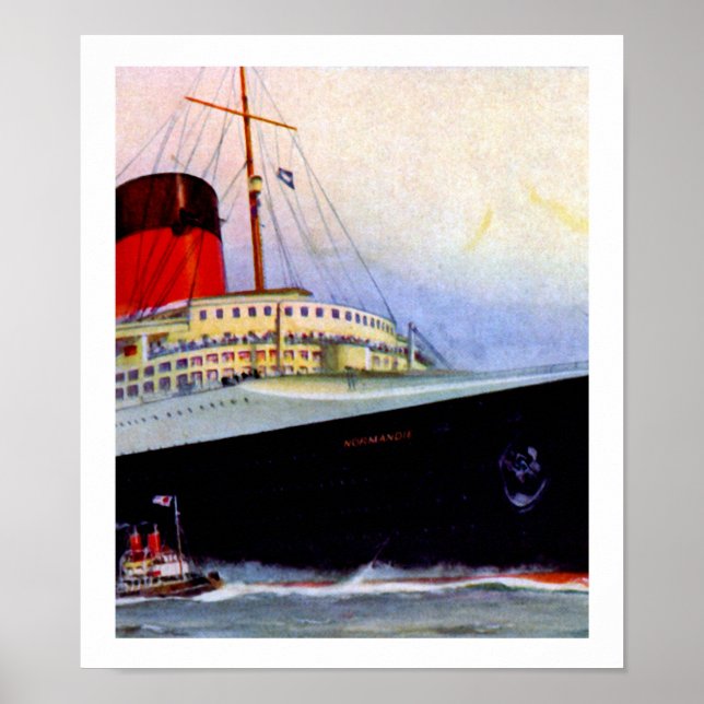 ss Normandie Forecastle Poster (Front)