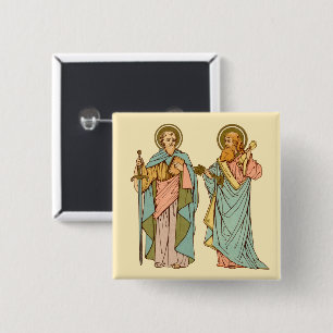 SS. Paul and Peter, Apostles (RLS 13 & 14) 15 Cm Square Badge