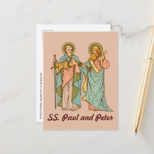 SS. Paul and Peter, Apostles (RLS 13 & 14) Postcar Postcard