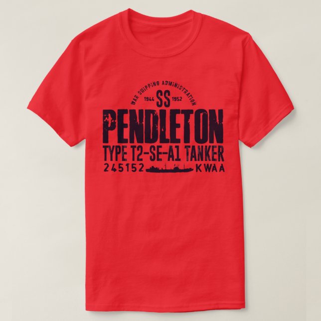SS Pendleton 2 T-Shirt (Design Front)