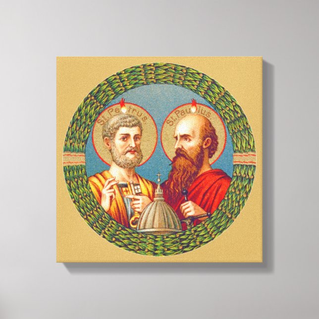 SS. Peter and Paul, Apostles (JMAS 01) Canvas Print (Front)