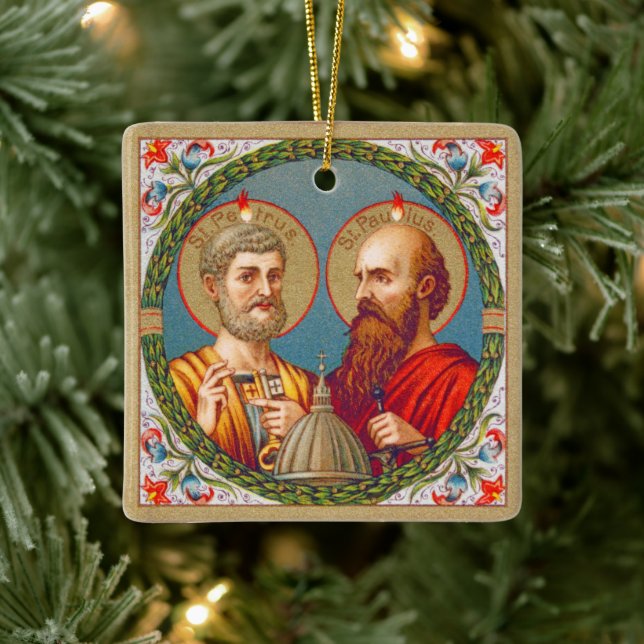 SS. Peter and Paul, Apostles (JMAS 01) Ceramic Ornament (Tree)