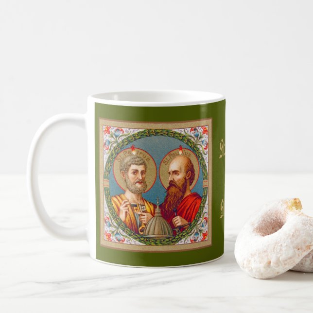 SS. Peter and Paul, Apostles (JMAS 01) Coffee Mug (With Donut)