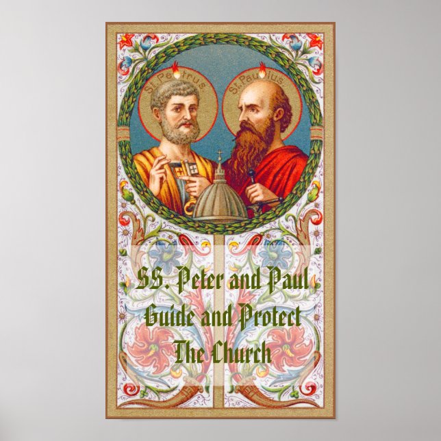 SS. Peter and Paul, Apostles (JMAS 01) Poster (Front)