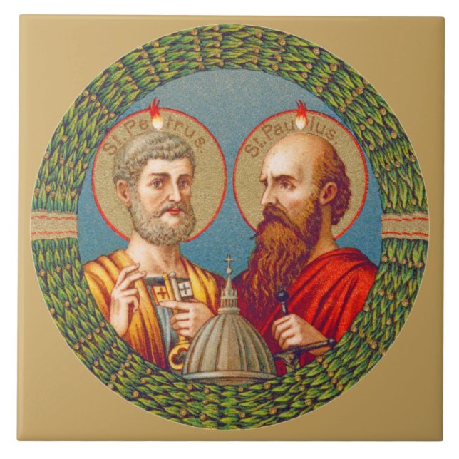 SS. Peter and Paul, Apostles (JMAS 01) Tile (Front)