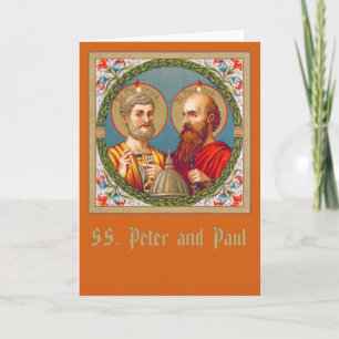 SS. Peter and Paul  (JMAS 01) Blank Greeting Card
