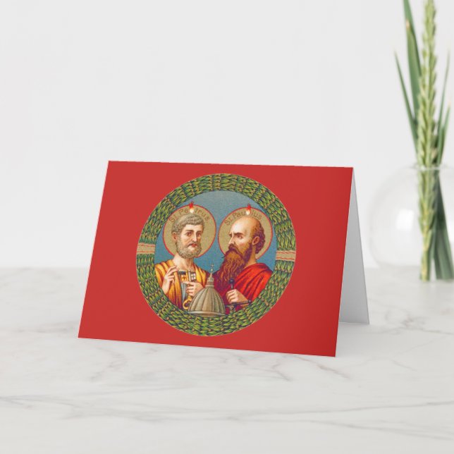 SS. Peter and Paul (JMAS 01) Blank Greeting Card (Front)