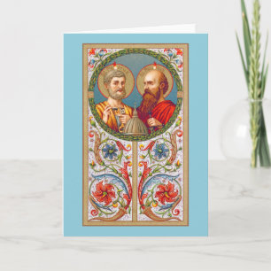 SS. Peter and Paul  (JMAS 01) Blank Greeting Card