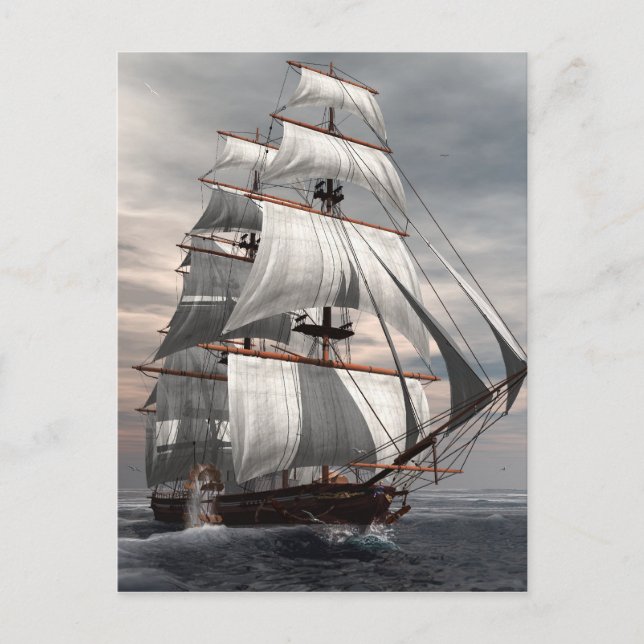 SS Savannah Postcard (Front)