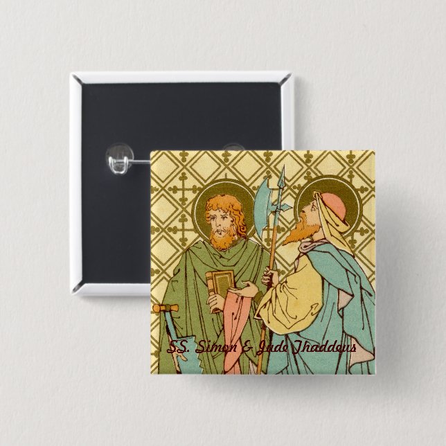 SS. Simon & Jude Thaddeus  (RLS 16) 15 Cm Square Badge (Front & Back)