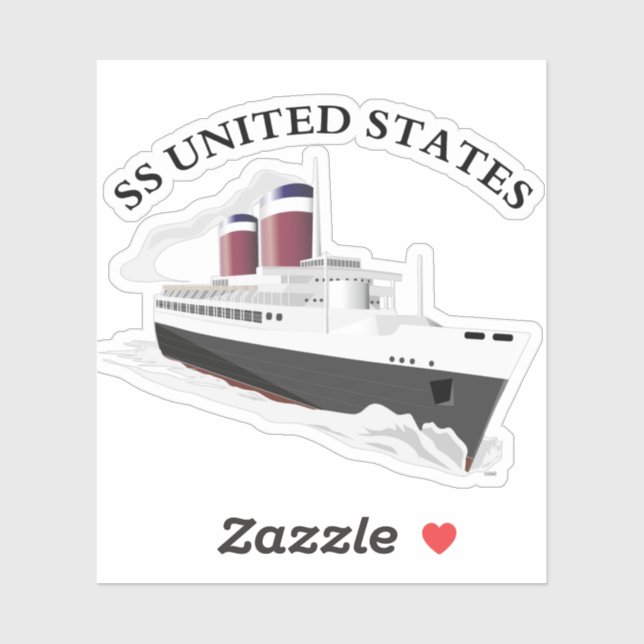 SS United States underway (Sheet)