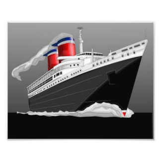 SS United States underway Photo Print