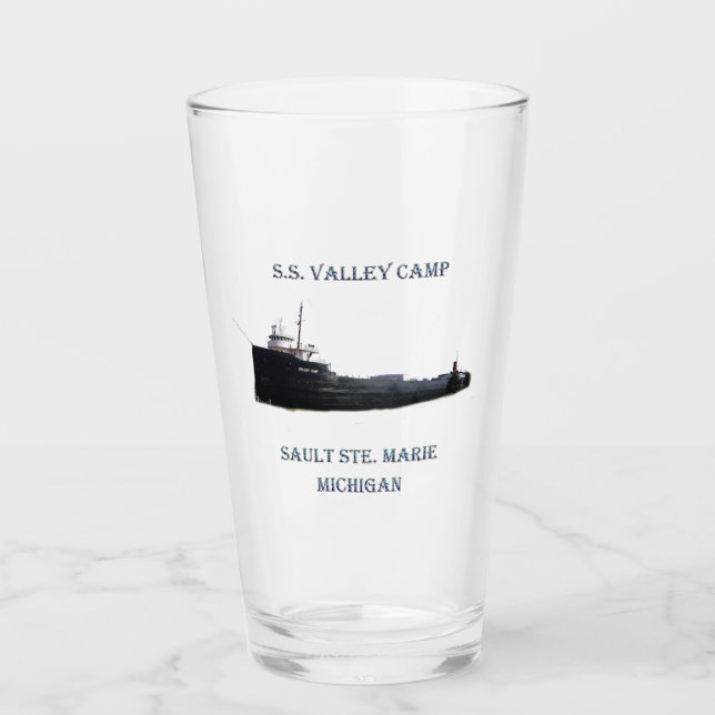 SS Valley Camp glass (Front)