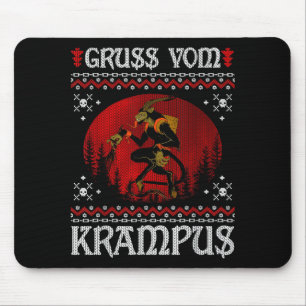 Ss Vom Krampus Christmas Evil Xmas Horror Ugly Swe Mouse Mat