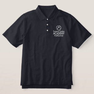 SSA - PDX Classic Logo Embroidered Black Polo
