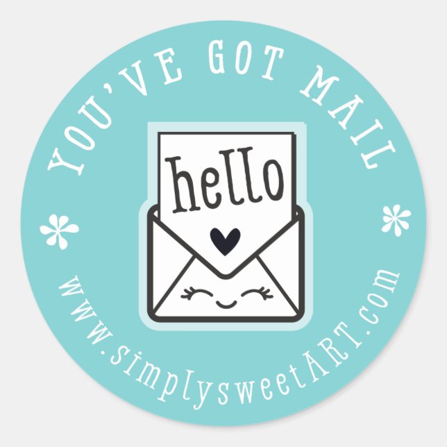 SSA STICKER - you've got mail - mint (Front)