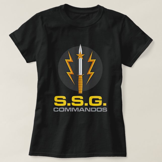 SSG Commandos Pakistan Army Special Forces T-Shirt (Design Front)