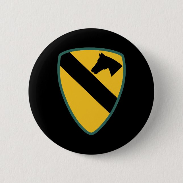 SSI - 1st Cavalry Division 6 Cm Round Badge (Front)