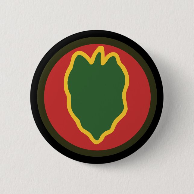 SSI - 24th Infantry Division 6 Cm Round Badge (Front)