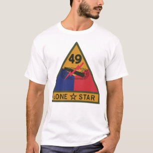 SSI - 49th Armoured Division w Name Tape T-Shirt