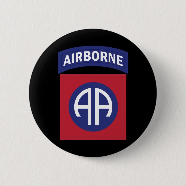 SSI - 82nd Airborne Division 6 Cm Round Badge (Front)