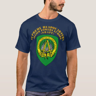 SSI Supreme Headquarters Allied Powers Europe X T-Shirt